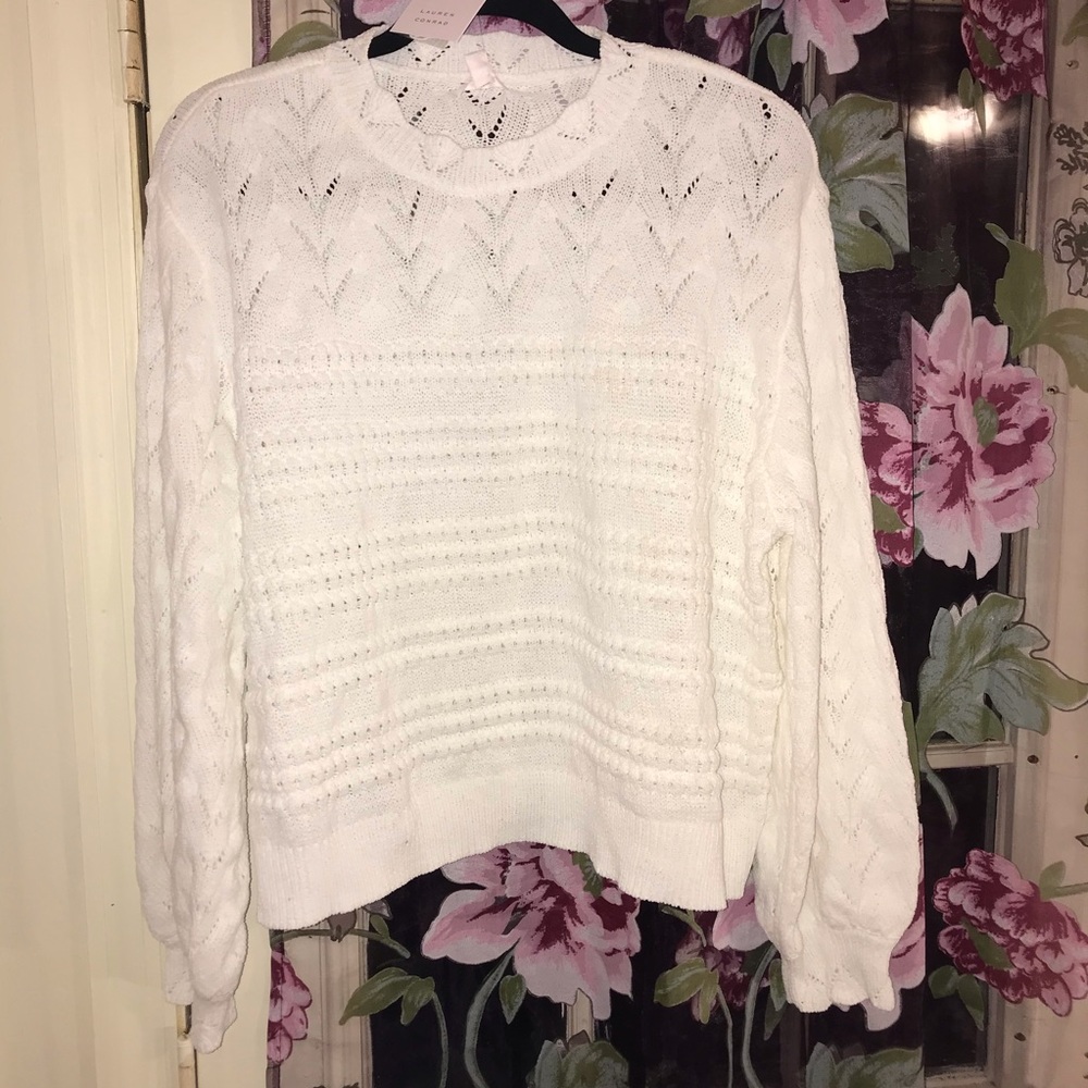 Lauren Conrad white sweater